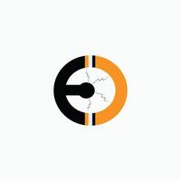 Initial letter  CE or EC logo vector logo design