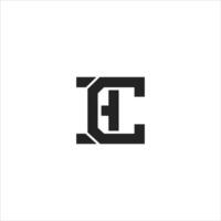 inicial letra ce o CE logo vector logo diseño