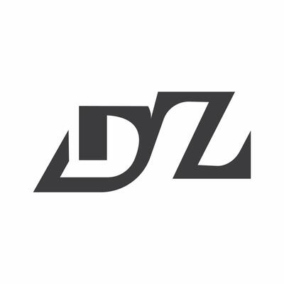 Creative abstract letter zd logo design. Linked letter dz logo design.