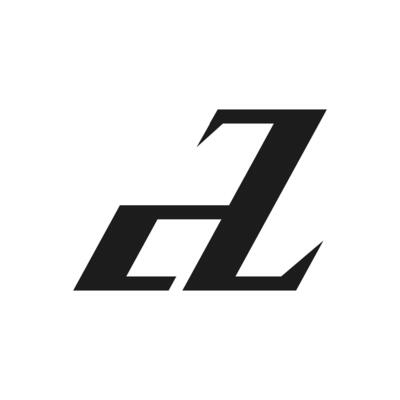 Creative abstract letter zd logo design. Linked letter dz logo design.