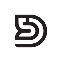 inicial letra ds logo o Dakota del Sur logo vector diseño modelo