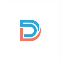 Initial letter dl or ld logo design template.dl and ld letter logo design vector