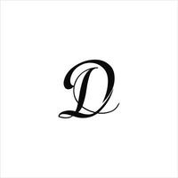 Initial letter dl or ld logo design template.dl and ld letter logo design vector