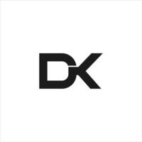 dk y kd letra logo diseño.dk,kd inicial establecido alfabeto icono logo diseño vector