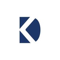 dk and kd letter logo design.dk,kd initial based alphabet icon logo design vector