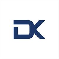 dk y kd letra logo diseño.dk,kd inicial establecido alfabeto icono logo diseño vector