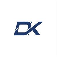 dk y kd letra logo diseño.dk,kd inicial establecido alfabeto icono logo diseño vector