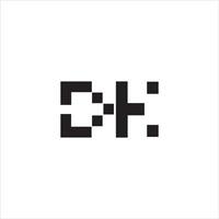 dk and kd letter logo design.dk,kd initial based alphabet icon logo design vector