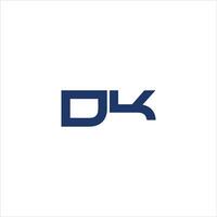 dk y kd letra logo diseño.dk,kd inicial establecido alfabeto icono logo diseño vector