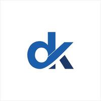 dk y kd letra logo diseño.dk,kd inicial establecido alfabeto icono logo diseño vector