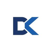 dk y kd letra logo diseño.dk,kd inicial establecido alfabeto icono logo diseño vector