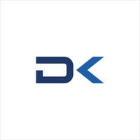 dk y kd letra logo diseño.dk,kd inicial establecido alfabeto icono logo diseño vector