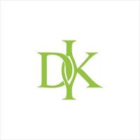 dk y kd letra logo diseño.dk,kd inicial establecido alfabeto icono logo diseño vector