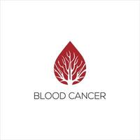 cancer vector icon design Template. Blood Cancer logo design.