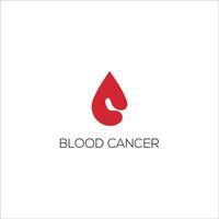 cancer vector icon design Template. Blood Cancer logo design.