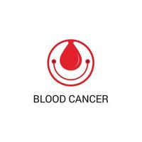 cancer vector icon design Template. Blood Cancer logo design.