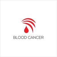 cancer vector icon design Template. Blood Cancer logo design.