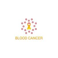 cancer vector icon design Template. Blood Cancer logo design.