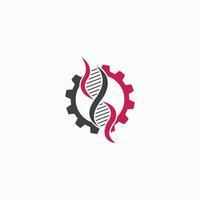 DNA Logo Vector Design Template