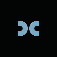 dc and cd letter logo design .dc,cd initial based alphabet icon logo design vector