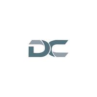 dc and cd letter logo design .dc,cd initial based alphabet icon logo design vector