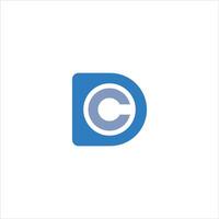 dc and cd letter logo design .dc,cd initial based alphabet icon logo design vector