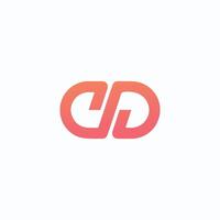 dc and cd letter logo design .dc,cd initial based alphabet icon logo design vector
