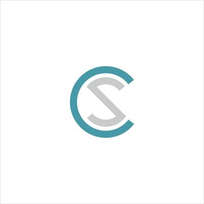 CS and SC creative initial based letter icon logo vector designs