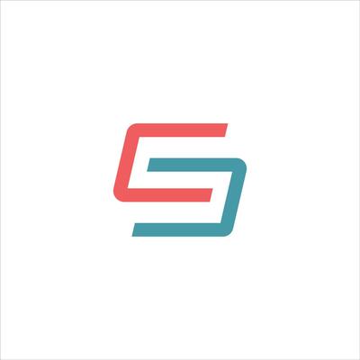 CS and SC creative initial based letter icon logo vector designs