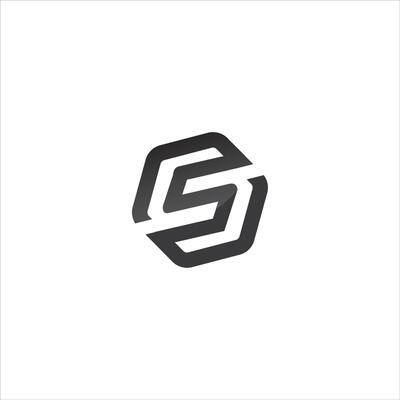 CS and SC creative initial based letter icon logo vector designs
