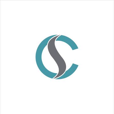 CS and SC creative initial based letter icon logo vector designs