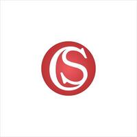 CS and SC creative initial based letter icon logo vector designs