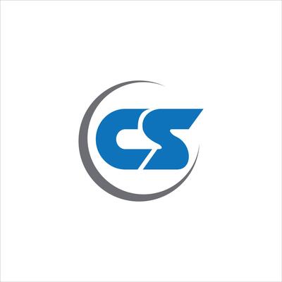 CS and SC creative initial based letter icon logo vector designs