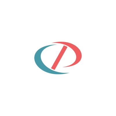 Letter cp logo icon design template elements