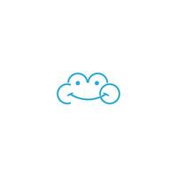 Cloud Logo design template vector