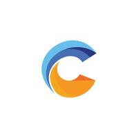 Initial letter c logo vector design template