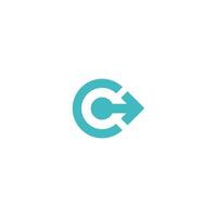 Initial letter c logo vector design template