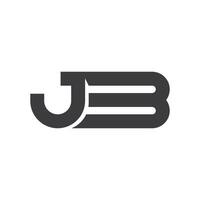 inicial letra bj logo o jb logo vector diseño modelo