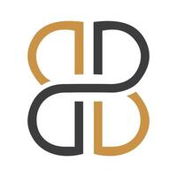 Initial letter bd logo or db logo vector design template