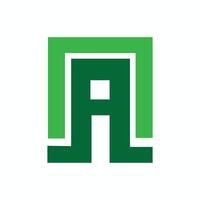 Initial letter ai or ia logo vector design template