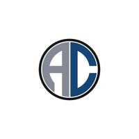 inicial letra C.A o California logo vector diseño modelo