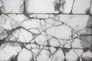 Cracked of marble tiles, Texture background photo