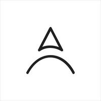 Initial letter a logo vector template