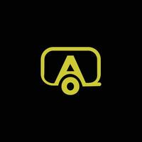 Initial letter a logo vector template