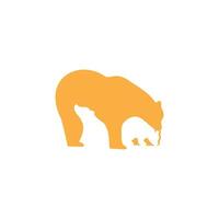 Bear Logo Vector Design Template