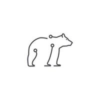 Bear Logo Vector Design Template