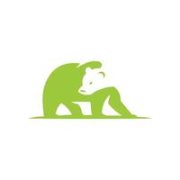 oso logo vector diseño modelo