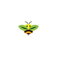 Honey bee logo insect design template vector