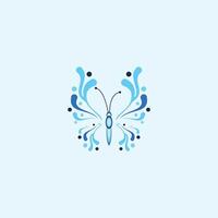 Butterfly logo vector design template