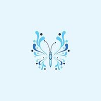 Butterfly logo vector design template